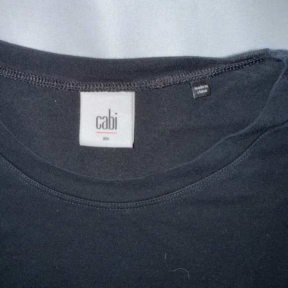 CAbi Black Long Sleeve Tee Size XS - Picture 2 of 3